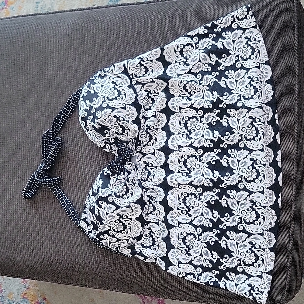 Mossimo Fleur-De-Lis Halter Tankini NWOT